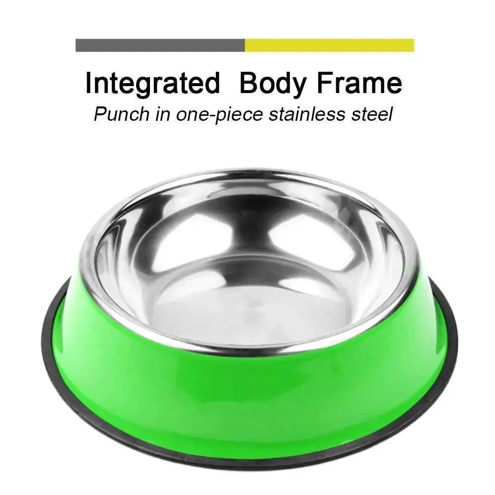 200 to 1600ml Stainless Steel Dog Bowl Non Slip Pet Feeder