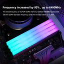 JUHOR RGB DDR5 16GBX2 5600MHz 6000MHz Computer Memory