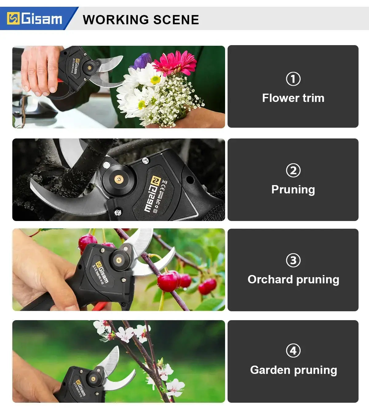 Low Noise Pruning Shears for Bonsai — product view 15