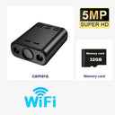 5MP WIFI Mini Camera HD Built-in Battery Human Tracking IP Remote Monitoring Camcorders IR Night Vision Body Protable Camera