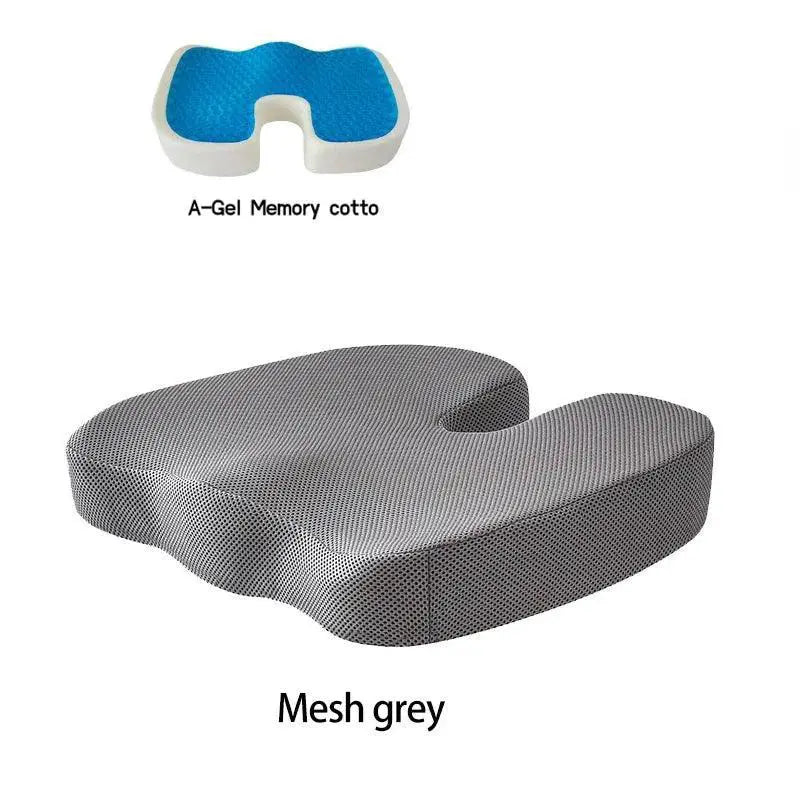 U Shaped Gel Memory Foam Seat Cushion For Back Pain Relief