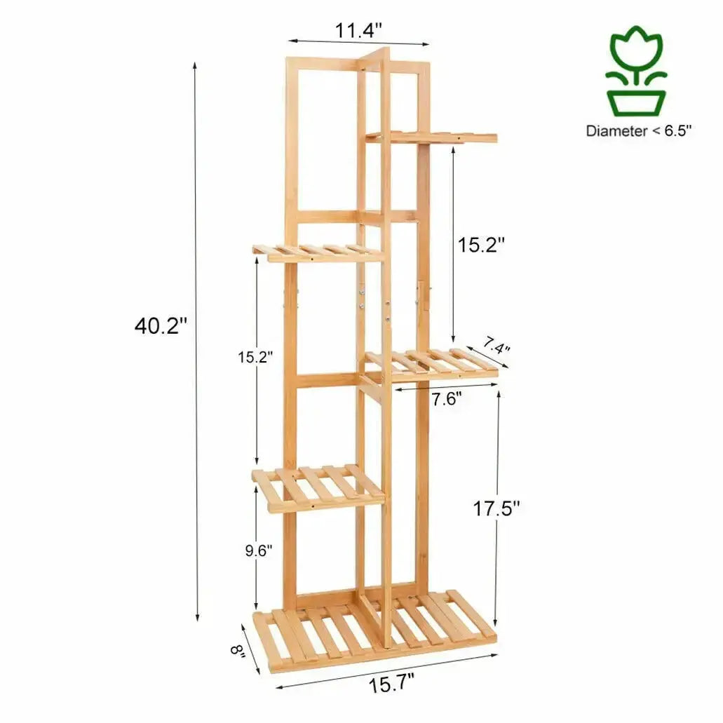 Durable Bamboo Plant Stand for Indoor — product view 11