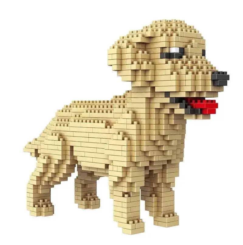 Dog Model Building Block Set For Creative Fun And Learning