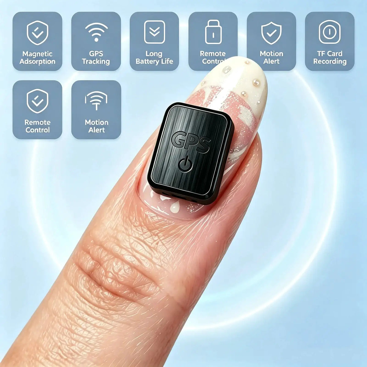 Mini Magnetic GPS Tracker, ‑Time Portable Location Tracking — product view 3