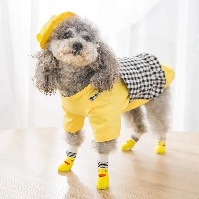 Adorable Anti Slip Paw Socks For Small Dogs Scratch Proof