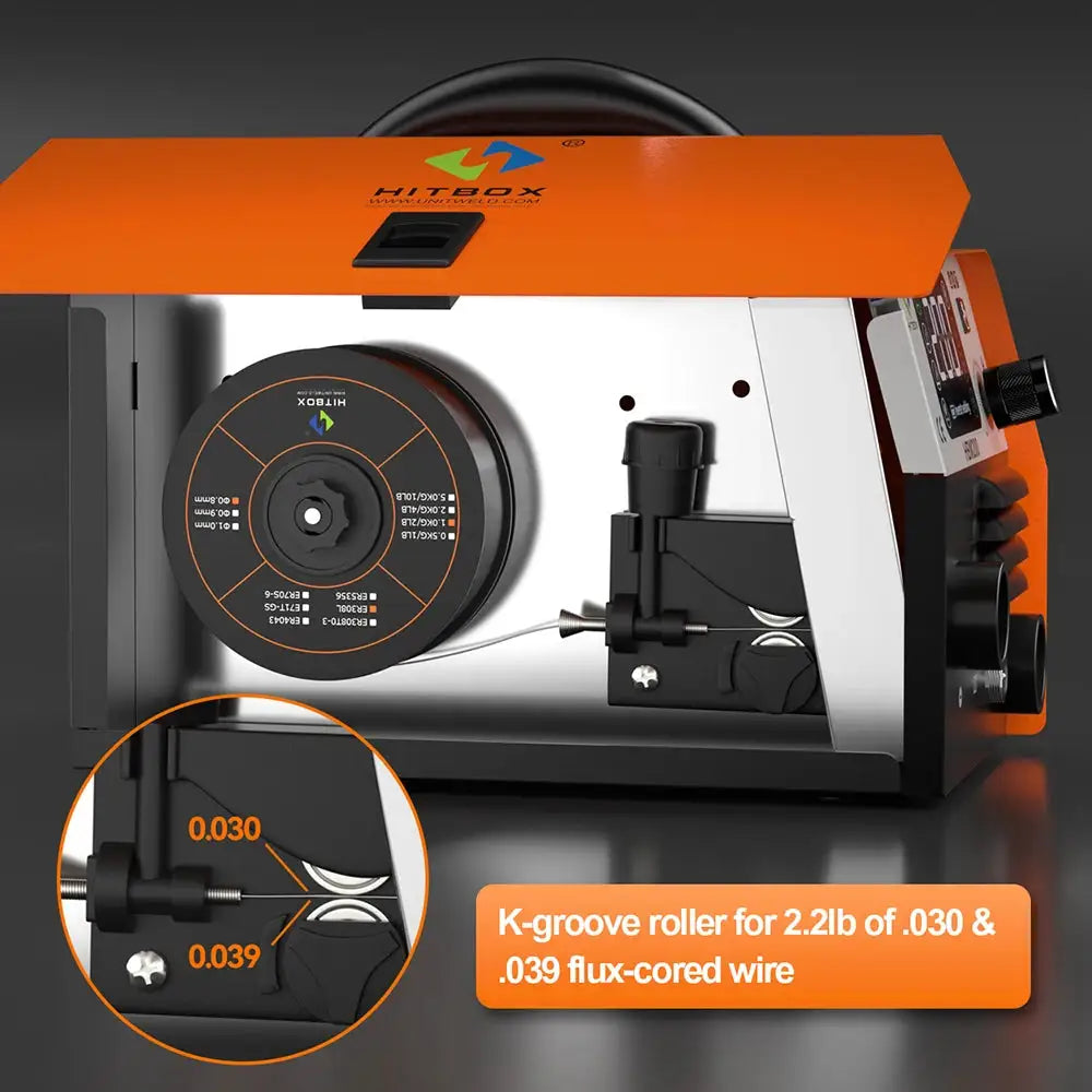 HITBOX HBM200 Portable Gasless MIG Welder — product view 2