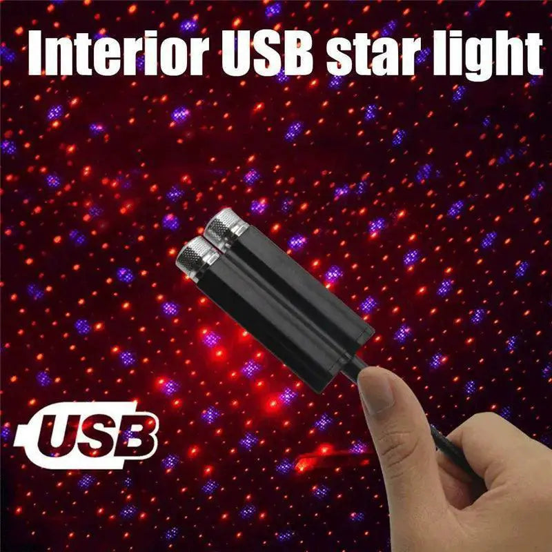 Car Roof Star Light Interior USB LED Galaxy Projector Decor