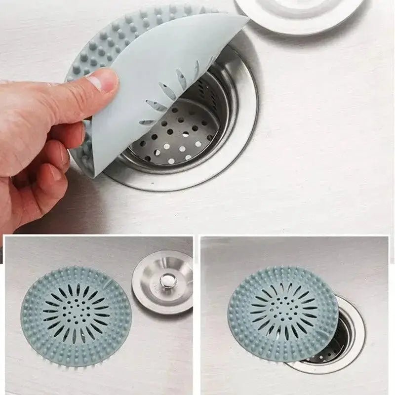 Hair Stopper Sink Strainer Filter For Clog Free Drains