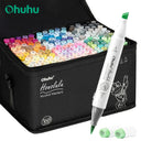 Ohuhu Honolulu Marker Set Colors