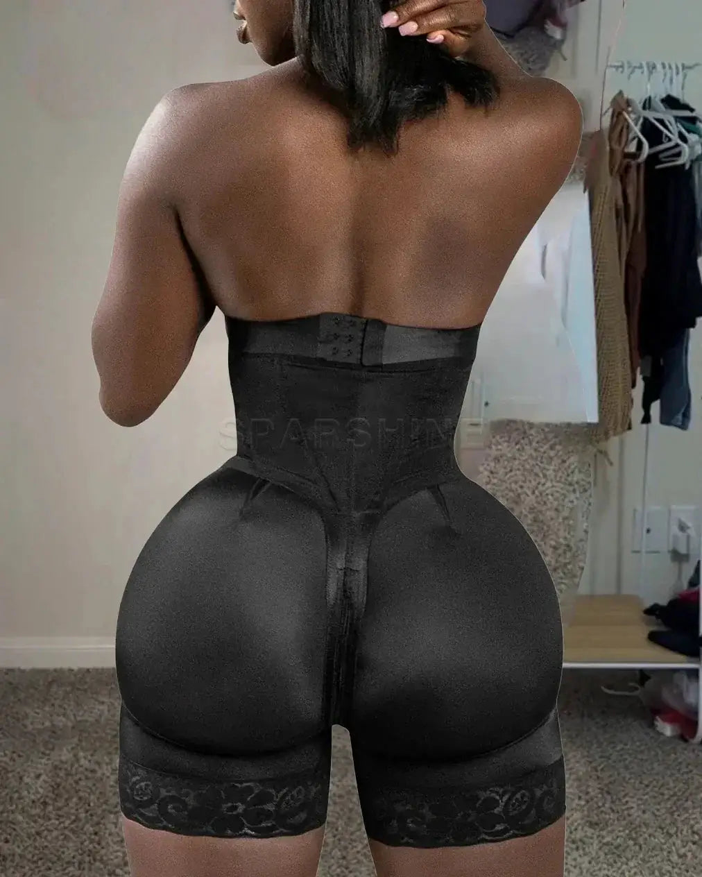 Strapless High Waist Shapewear Shorts BBL Faja Post Surgery