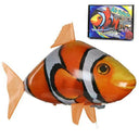 Inflatable Shark And Clown Fish RC Air Swimmers Indoor Fun