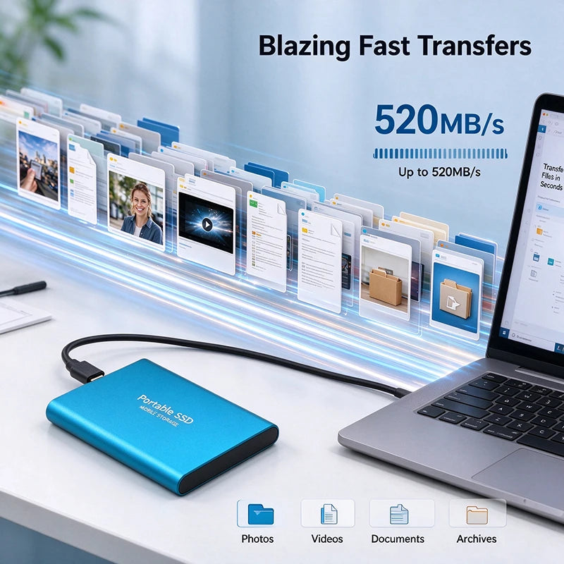 Slim Laptop Solid State Storage