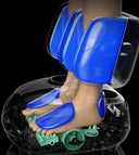 Jinkairui Fully Automatic Foot Massage Machine Detachable Split Massage Heating Kneading Leg Massager Home Relaxation