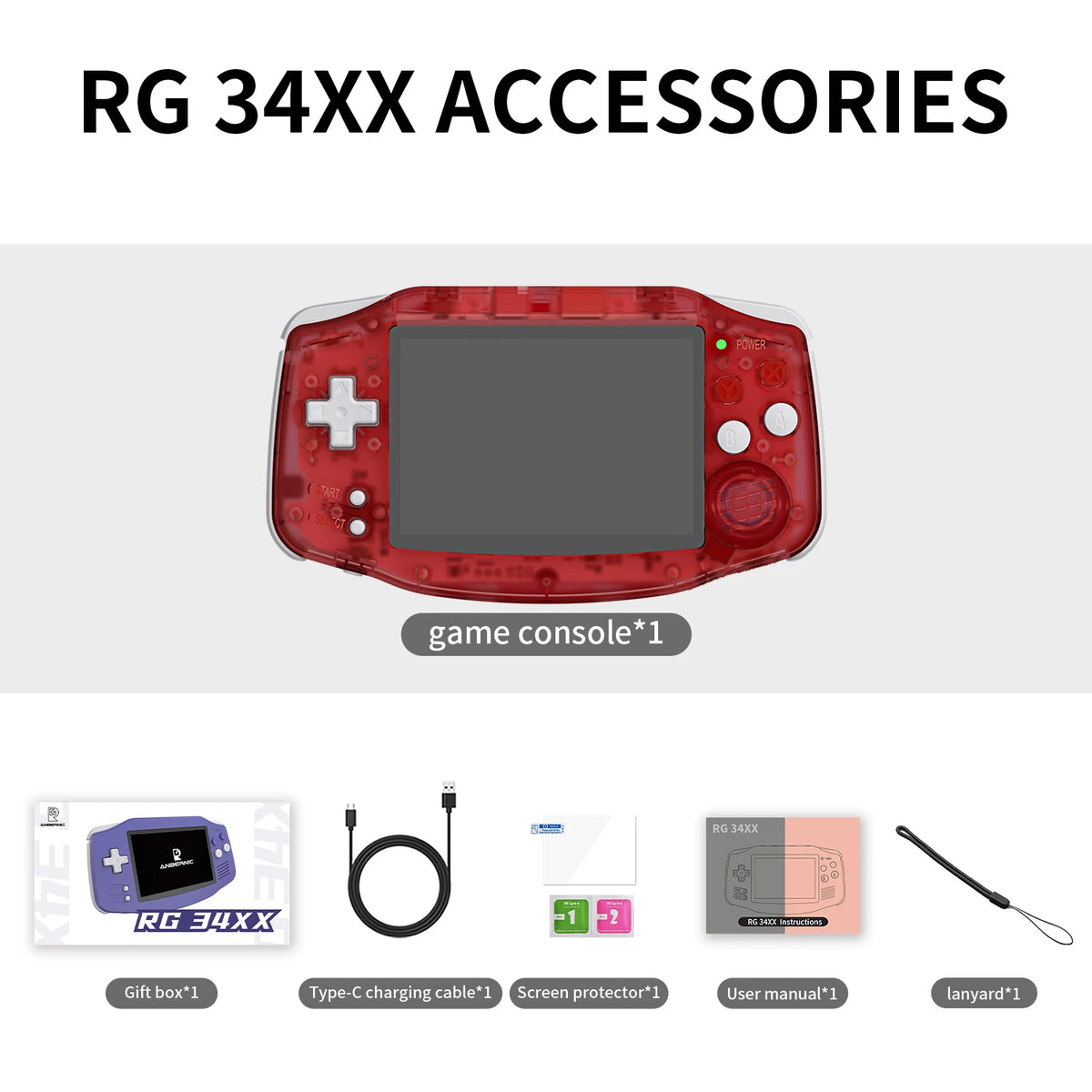ANBERNIC Retro Handheld Game Console Screen Linux System HDMI — product view 10