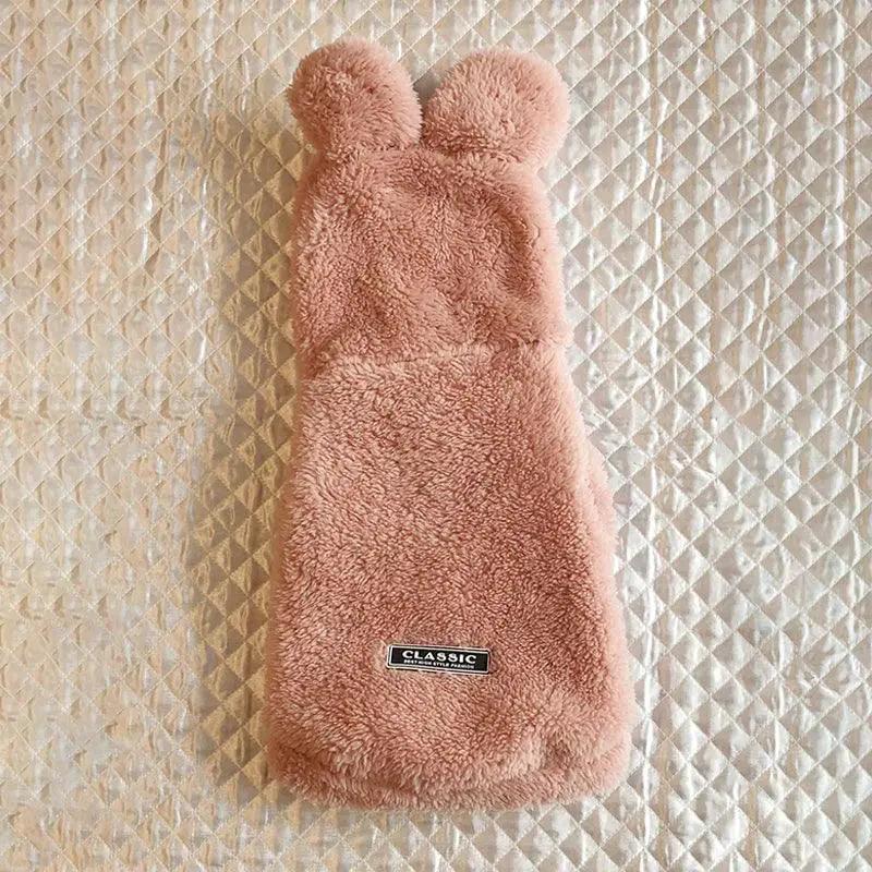 Winter Fleece Dog Hoodie For French Bulldog And Pug Cozy