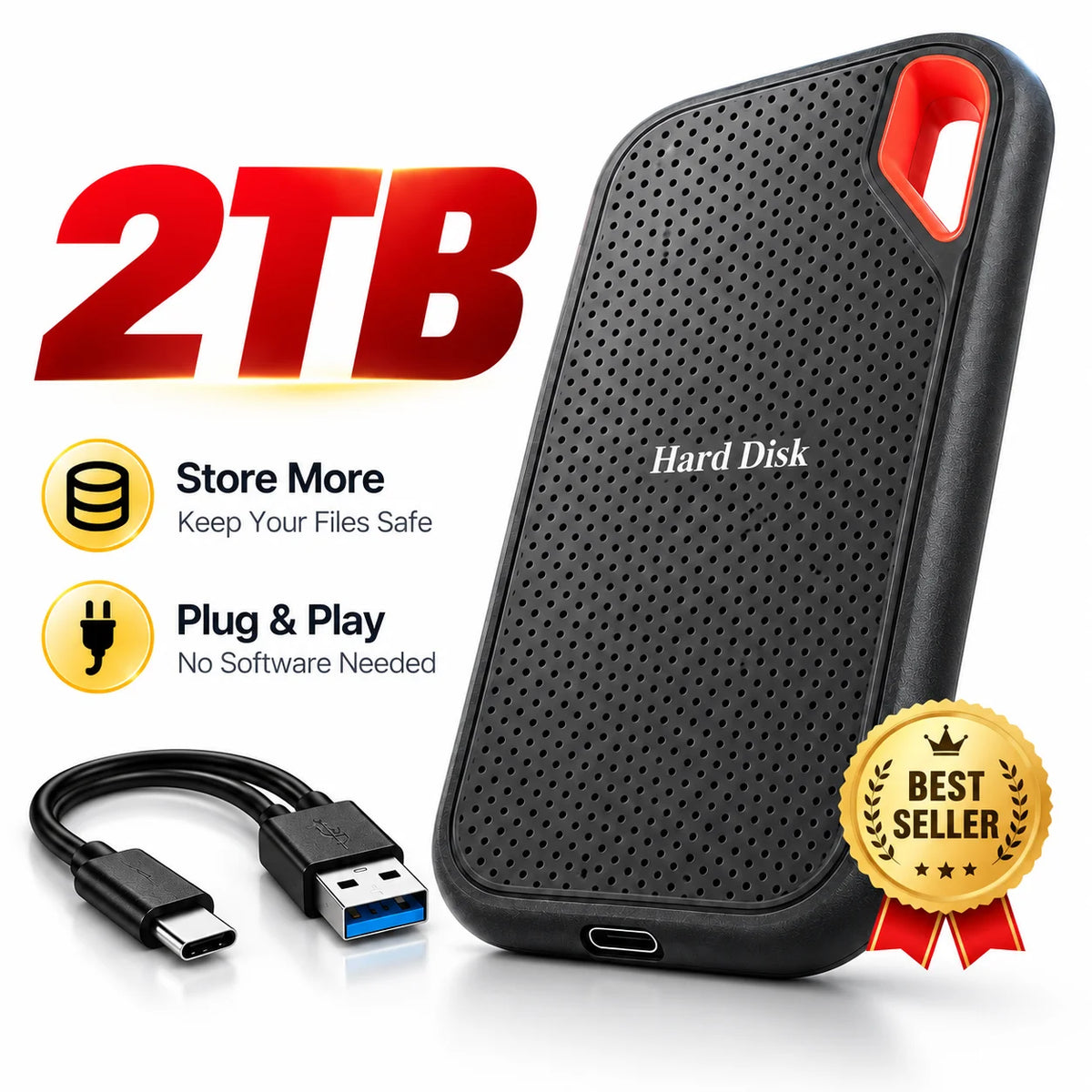 Computer Data External SSD Drive