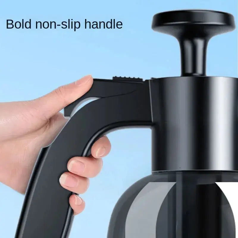 2L Hand Pump Foam Sprayer With 3 Nozzles For Car Wash - OurLum.com