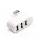 PzzPss USB 2.0 Hub Adapter for High-Speed 3-Port Use