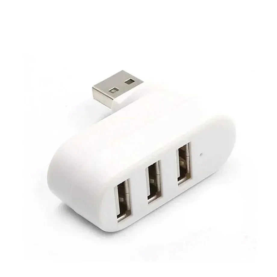 PzzPss USB 2.0 Hub Adapter Three Port High Speed Compact