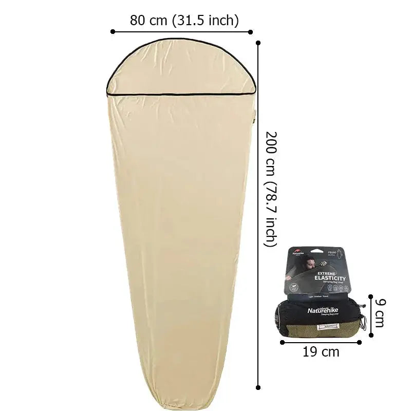 2023 Ultralight Mummy Sleeping Bag Liner Quilt All Seasons