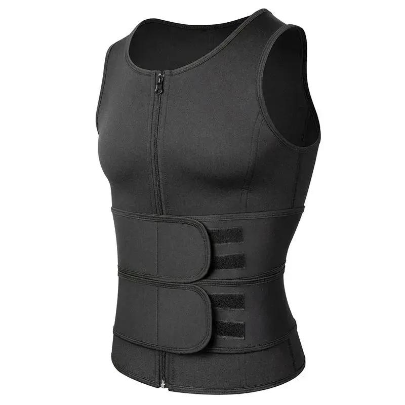 Mens Slimming Sauna Vest Body Shaper Waist Trainer For Men