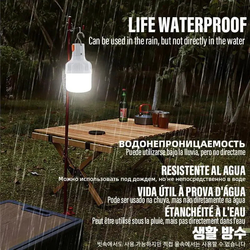 USB Rechargeable LED Lantern For Outdoor Adventures Camping