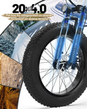 Qlife Fat Tire Ebike - Mile Range