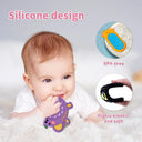 Baby Silicone Teether Toy Remote Control Shape Gum Relief