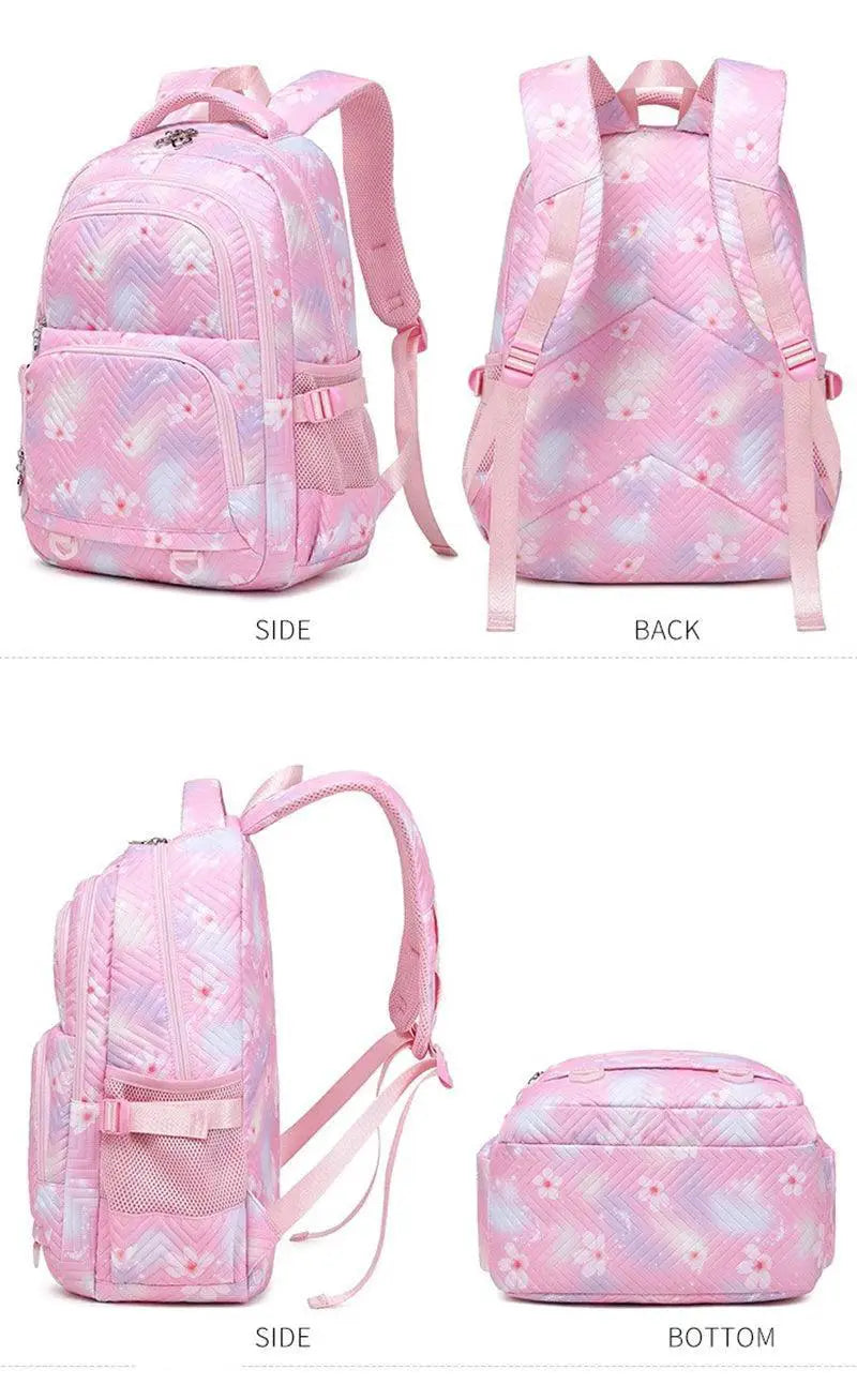 Disney Lilo And Stitch Waterproof Backpack For Girls