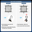 Motorcycle Helmet Luggage Net With Hooks