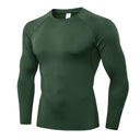 Men's Compression Shirts Long Sleeve Workout Gym T-Shirt