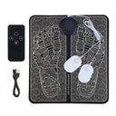 Smart EMS Massage Pad with RF Remote Improve Blood Circulation Leg Shaping Microcurrent Pulse Foot Massager Mat Acupoint