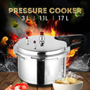 Pressure Cooker for Gas & Electric  Multi-Size Kitchen Stoves