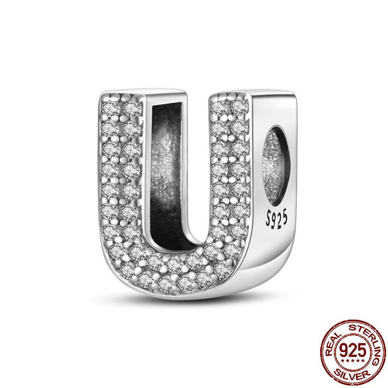 Qikaola Bracelet Charm Plata De