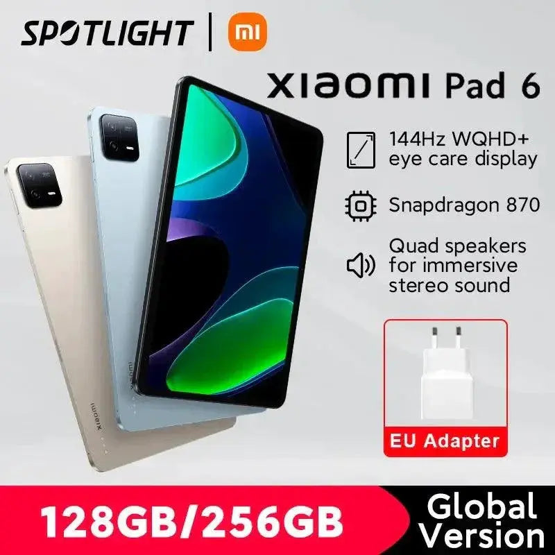 Pad 6 Tablet Snapdragon 870 11 Inch Display 144Hz Gaming