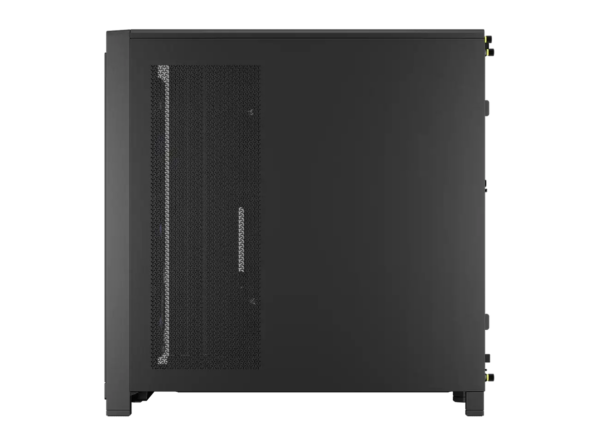 CORSAIR 4000X RS Mid-Tower PC Case, Black - Illuminated front panel RGB - 4x RS120 fans included - Supports dual 360mm radiators - ASUS BTF, MSI Project Zero - 