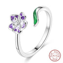 Adjustable Ring Sterling Silver Mermaid