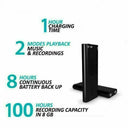 Mini Voice Recorder:– Portable Digital Audio Recorder Ultra-Thin