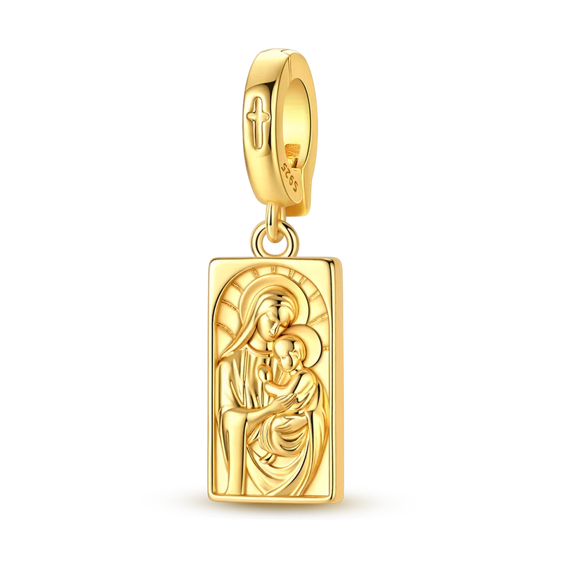 Bangle Bracelet Virgin Mary Charm