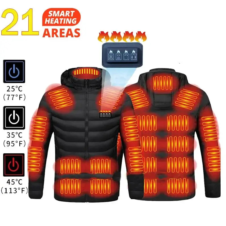 Warmth Heated Jacket for Men Outdoors — product view 15