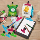 Large Plastic Chip Bag Clips Assorted Sizes Tight Seal for Coffee Bread Bags