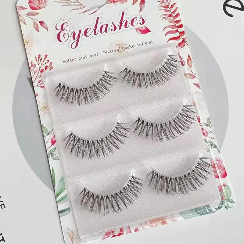Crisscross 3D Faux Mink Eyelashes Set 5 Pairs Glamorous