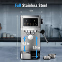 Espresso Machine, Professional Espresso Maker with Milk Frother