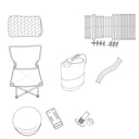 Full Body One Person Steam Sauna 2000W Portable Box AU UK US EU Plug