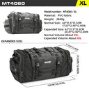 Waterproof Motorcycle Rear Seat Bag 80L