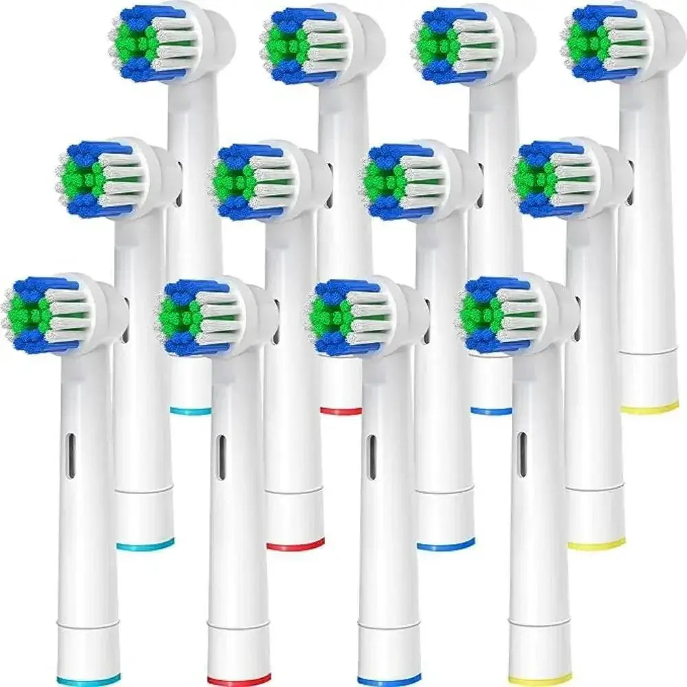 Oral-B Braun Family Pack Toothbrush Heads Color-Coded Rings