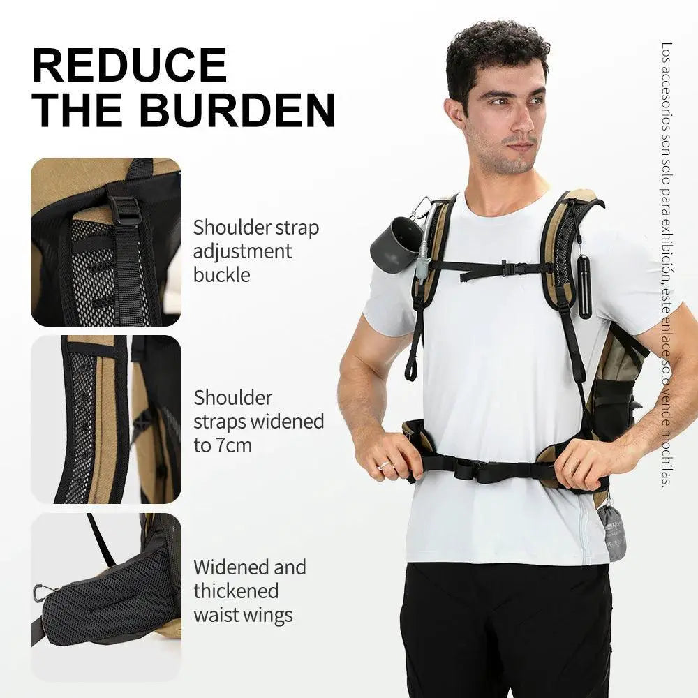 Mountaineering Backpack 35L Waterproof For Men And Women