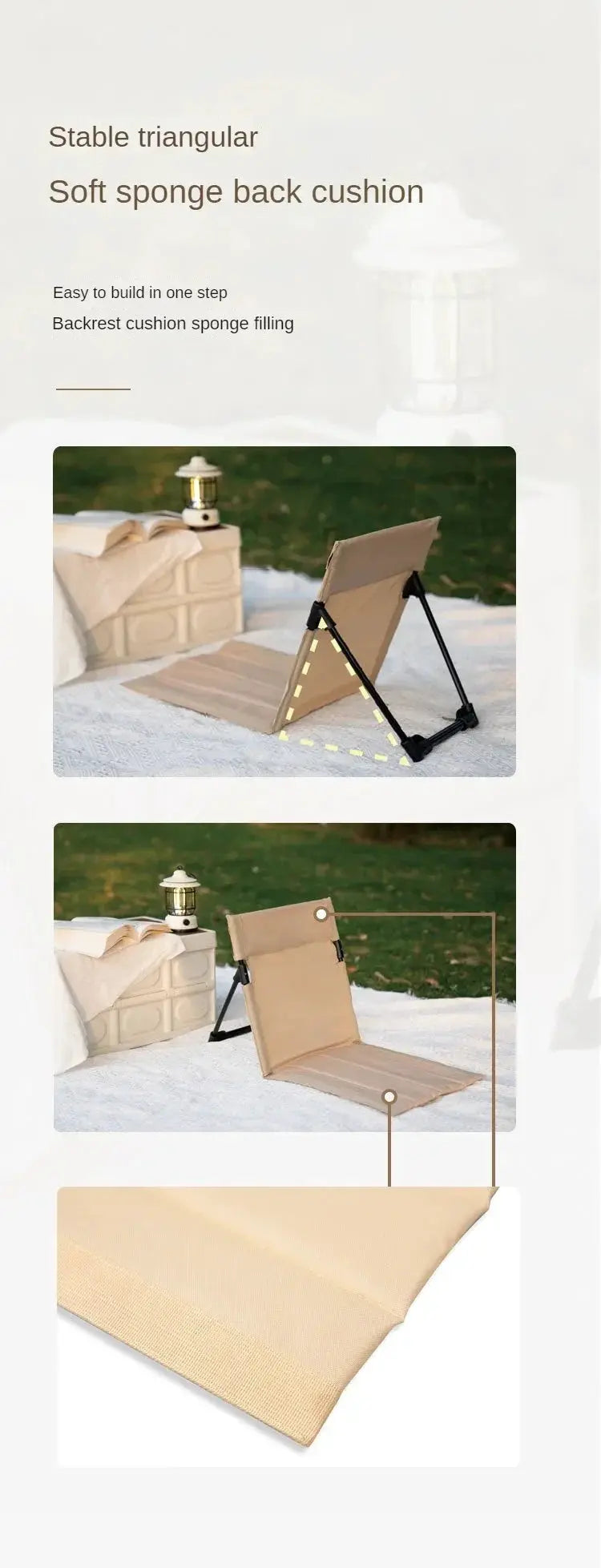 Outdoor Camping Folding Chair Portable Lightweight Comfort - OurLum.com