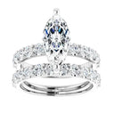 Moissanite Ring in Sterling Silver Horse