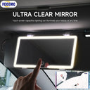 Car Sun Visor Mirror - Led Rechargeable Light